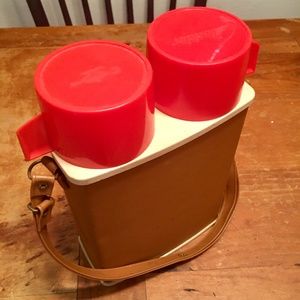 Vintage Double Thermos by Universal Camping Collectible